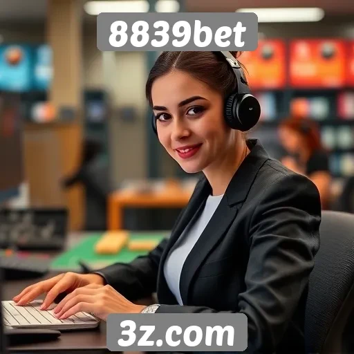 Atendimento ao cliente na plataforma 8839bet