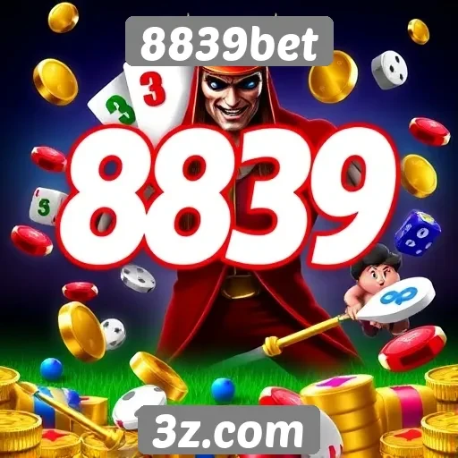 Variedade de jogos disponíveis no 8839bet